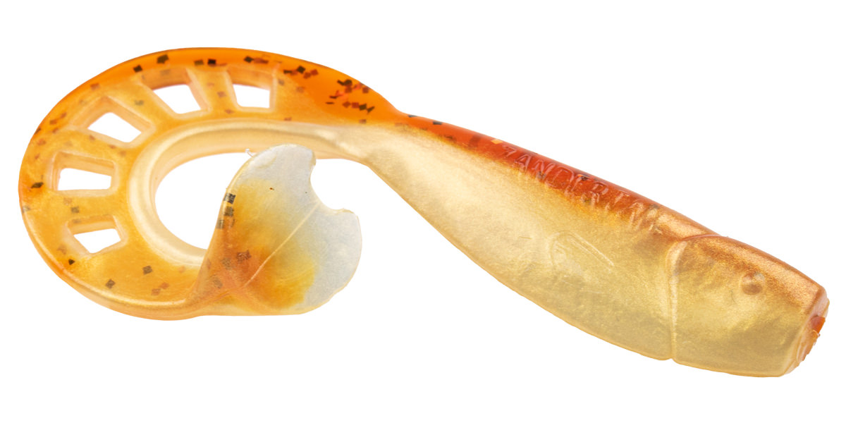 ProfiBlinker Zandertail Größe D 10cm Braun-Metallic / 5er Pack 