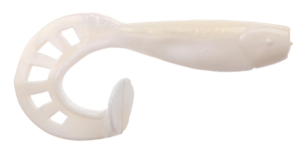 ProfiBlinker Zandertail Größe D 10cm Weiß / Grell-Weiß / 5er Pack 