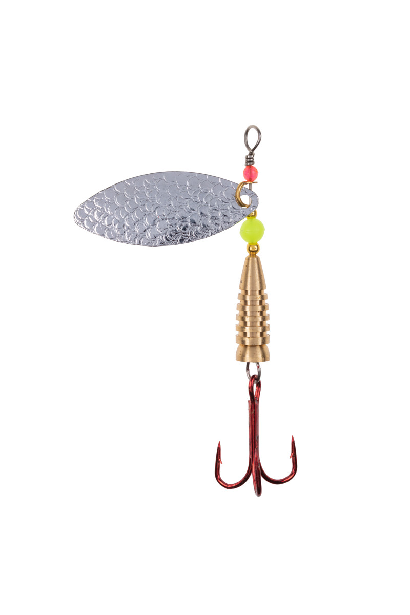 ProfiBlinker Prollex-Long Weitwurf Spinner / Schuppen-Silber / Größe 1 / 4g 