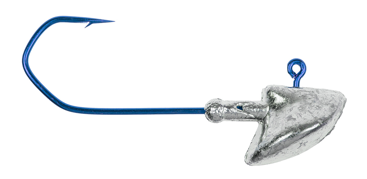 ProfiBlinker Erie-Stand-up-Jig mit High-Carbon Haken in Blau / Größe L extra leicht / 17g / 3er Pack