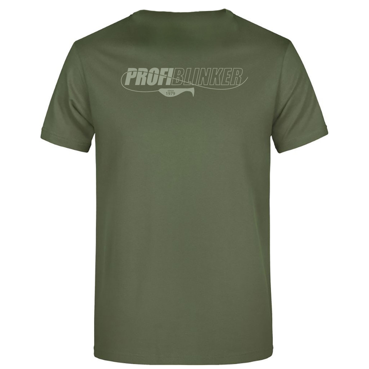 ProfiBlinker Tshirt olive Motiv Karpfen Größe 3XL 