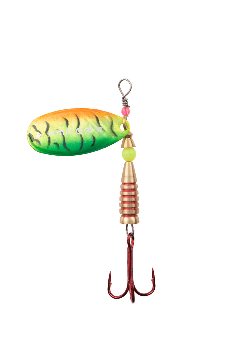 ProfiBlinker Prollex-French Style Weitwurf Spinner / Firetiger-Effektlackierung / Größe 1 / 4g 