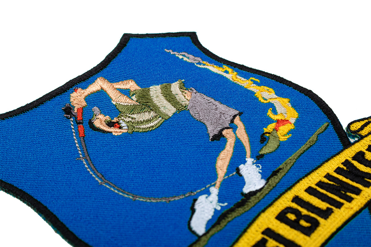 ProfiBlinker Aufnäher blau Jubiläumsangler 