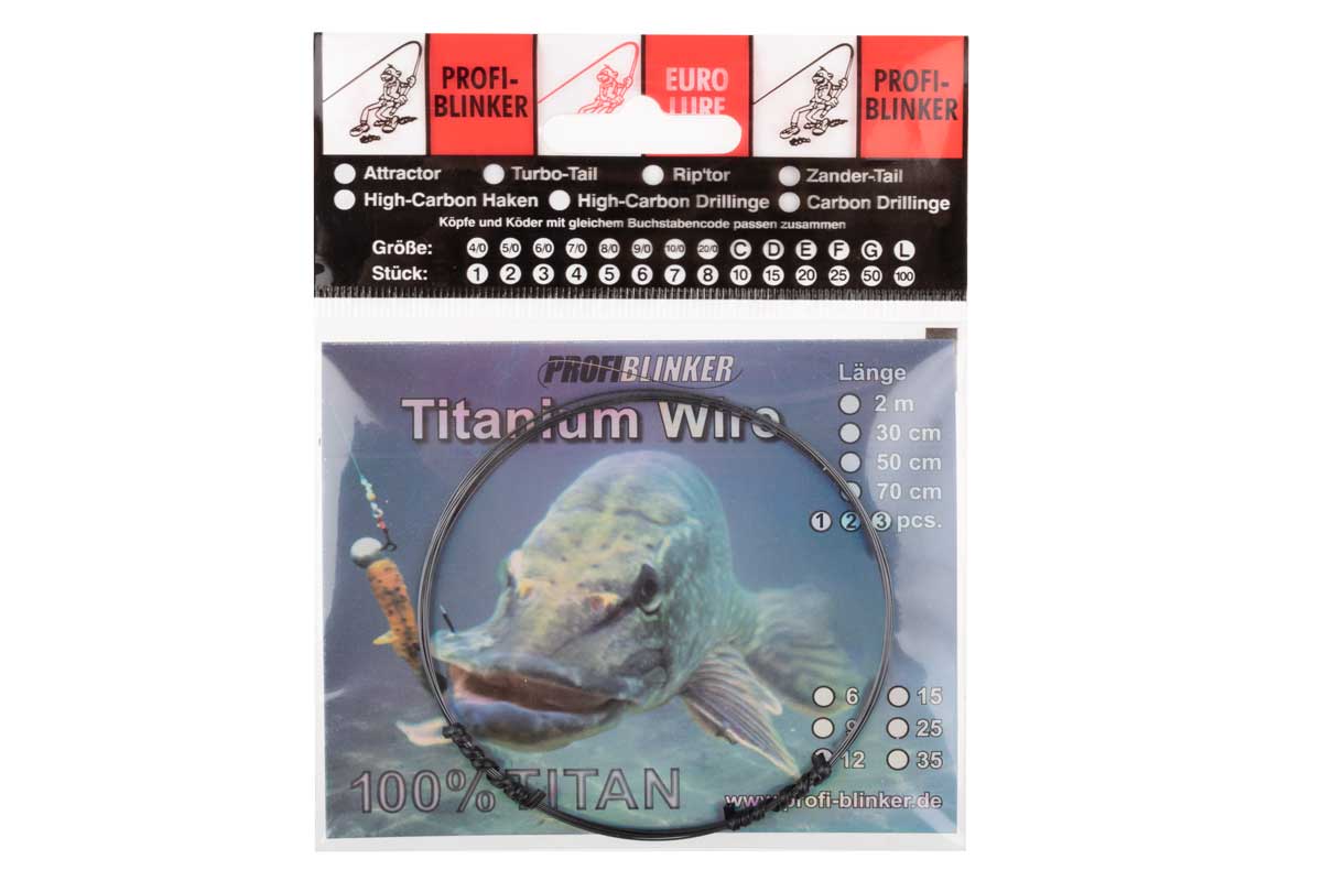 ProfiBlinker Meterware 1x7 Titanium Wire 