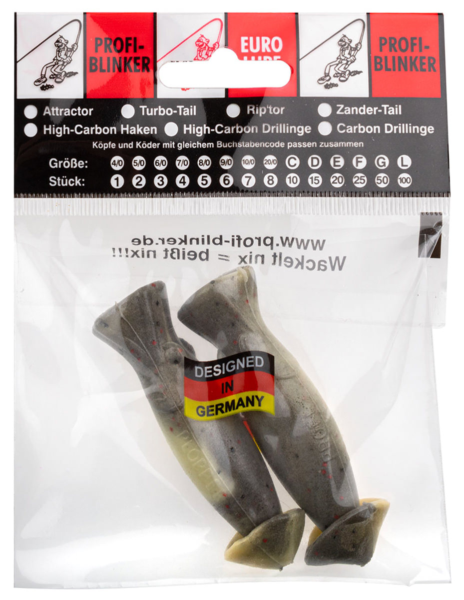 ProfiBlinker Plopper Größe 7cm Kaulbarsch / Glanz-Effekt / 1kg Pack 