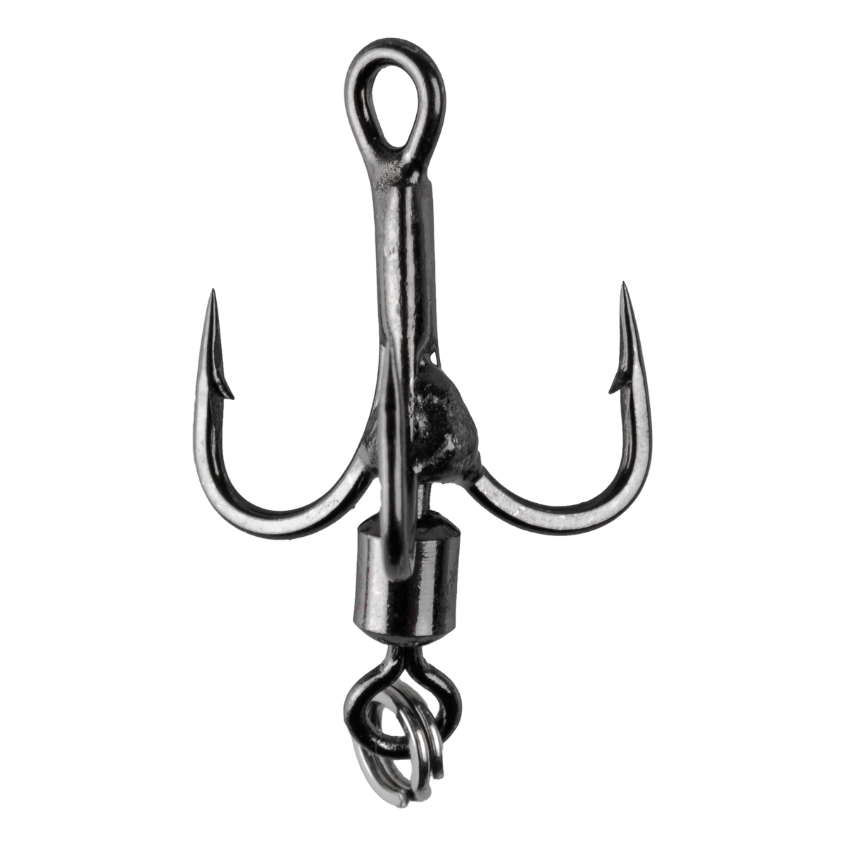 ProfiBlinker Tail-Hook Drilling xx-strong / Titan / Größe 4 / Edelstahl-Splintring / 3er Pack 