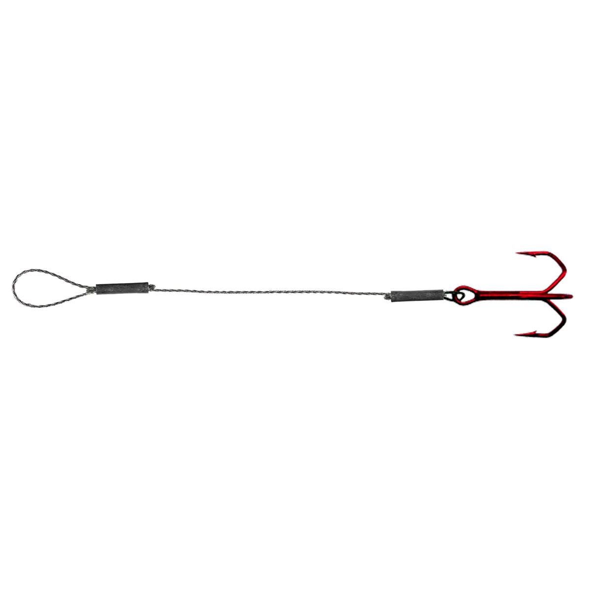 ProfiBlinker Stinger mit ProfiBlinker Drilling Vorfach / Hakengröße 6 / 10kg / 11cm / 2er Pack 