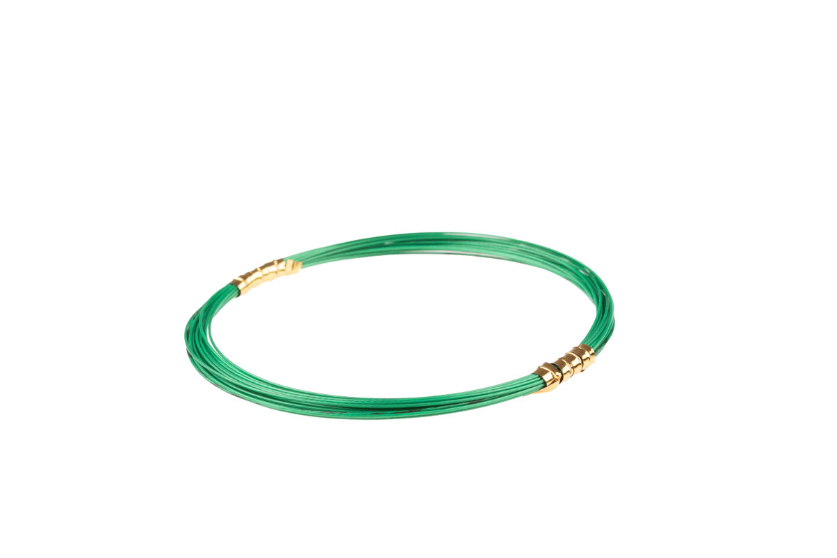 ProfiBlinker 1x7 Stainless Steel Stahlvorfach Grün / 6 kg Tragekraft / 5 Meter 