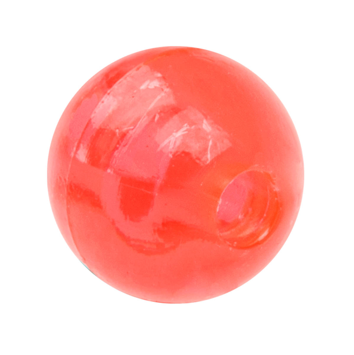 ProfiBlinker Plastik-Kugeln Rote Fluo-Lackierung / Größe / 3mm / 50er Pack 