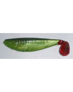 Profi Blinker Attractor raubfisch-grün Größe C 7cm / 7er Pack
